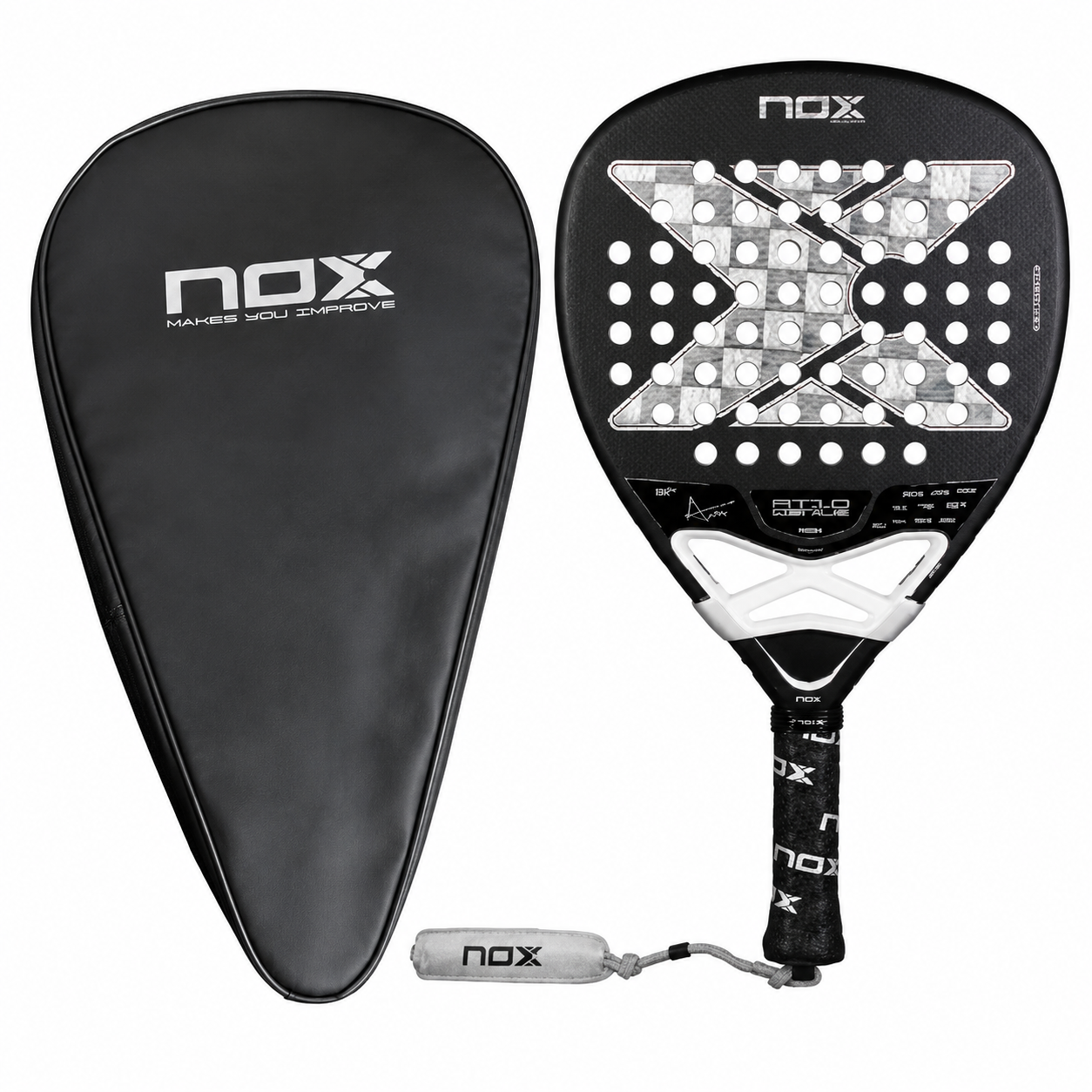 NOX Professional Carbon Fibre Padel Racket