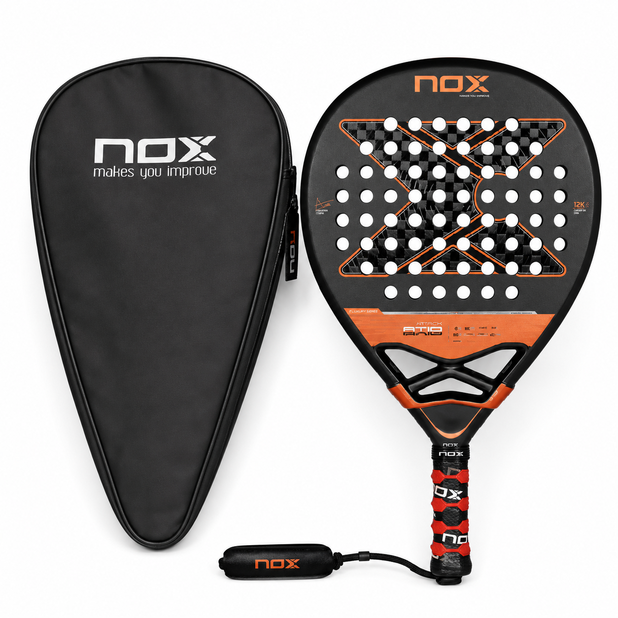 NOX Professional Carbon Fibre Padel Racket