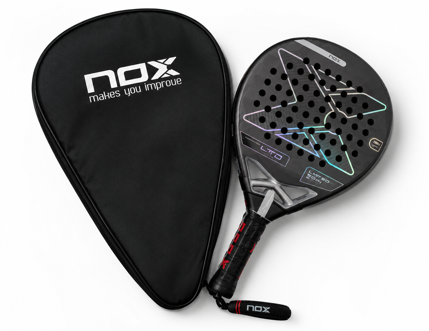 NOX Professional Carbon Fibre Padel Racket