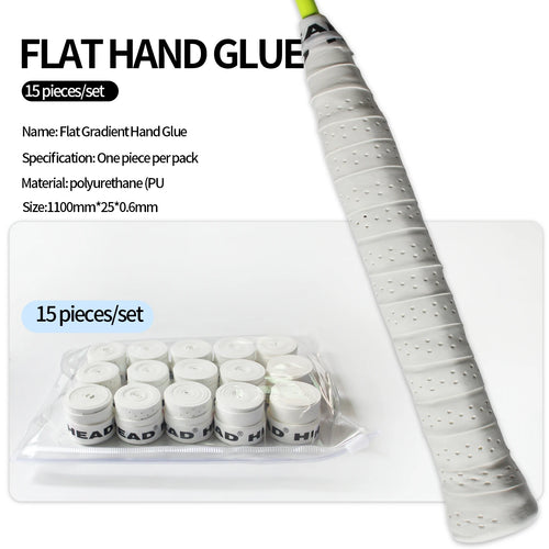 HEAD Anti-Slip Sweatband Grip Tape (15-Pack) for padel