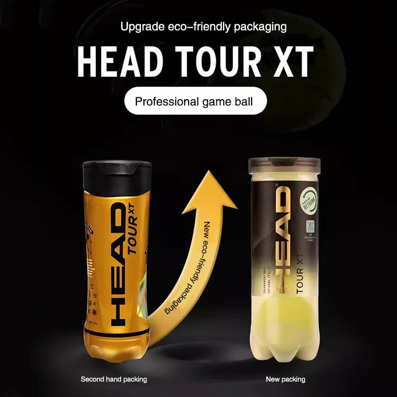 HEAD Tour XT Padel & Tennis Balls (3-Pack)