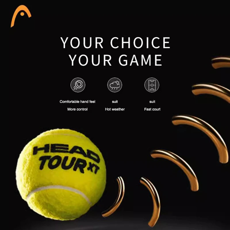 HEAD Tour XT Padel & Tennis Balls (3-Pack)